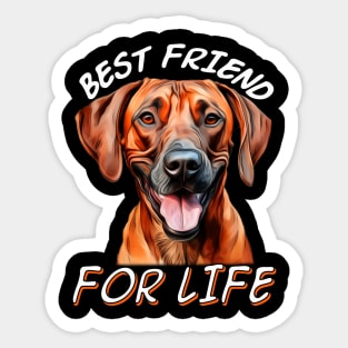 Royal Rhodesian Elegance Ridgeback Merch Sticker